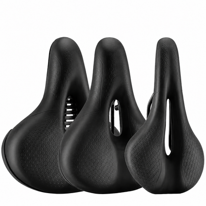 **Ergonomic Memory Foam Shock-Absorbing Saddle**