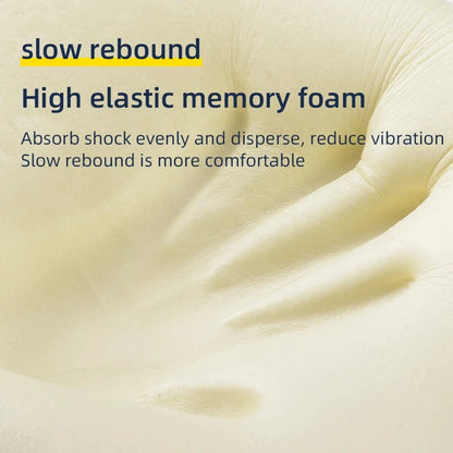 **Ergonomic Memory Foam Shock-Absorbing Saddle**