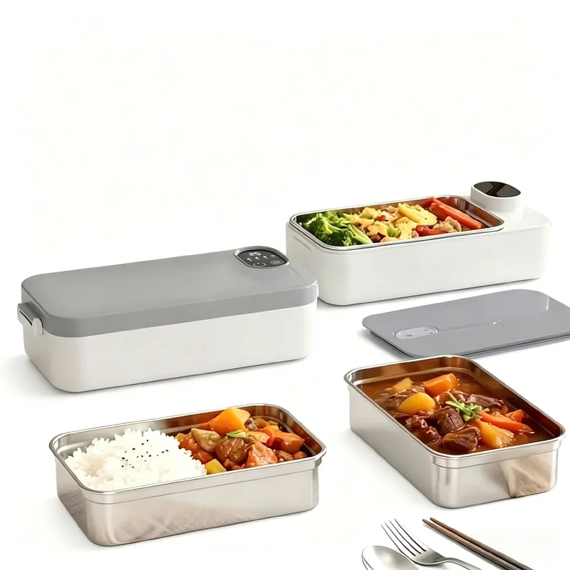 Portable Cordless Self-Heating Lunch Box