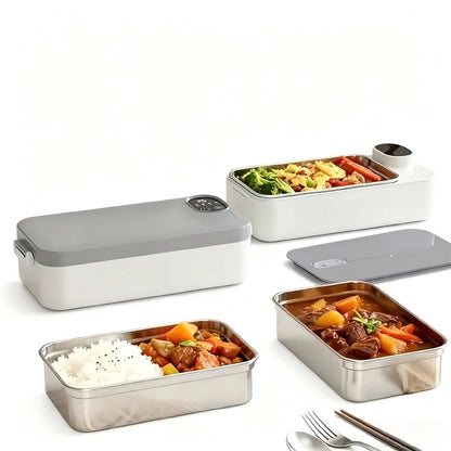 Portable Cordless Self-Heating Lunch Box