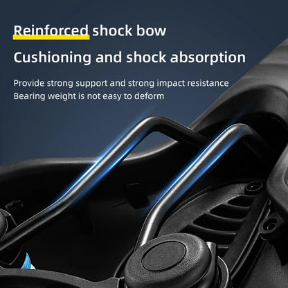 **Ergonomic Memory Foam Shock-Absorbing Saddle**