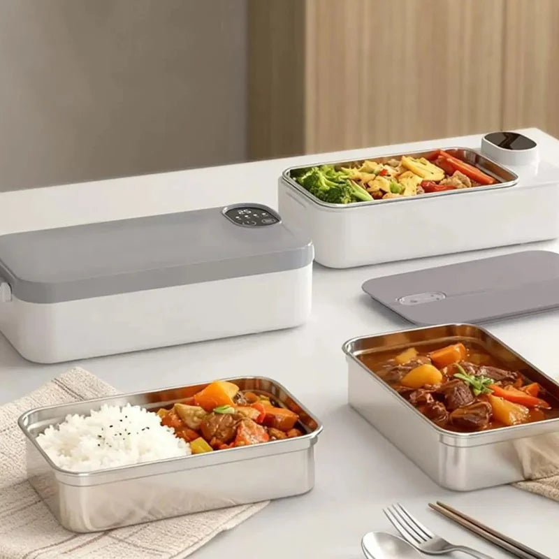 Portable Cordless Self-Heating Lunch Box