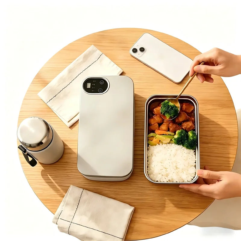 Portable Cordless Self-Heating Lunch Box